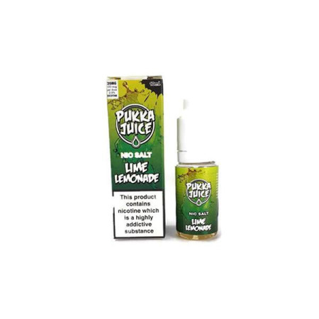 10MG Pukka Juice 10ML Flavoured Nic Salt (50VG/50PG) - Flavour: Lime Lemonade