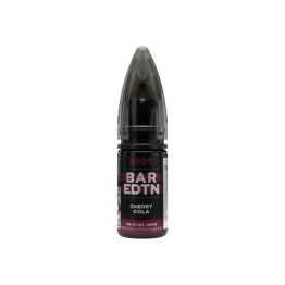 10mg Riot E-liquid BAR EDTN 10ml Nic Salts (50VG/50PG) - Flavour: Cherry Cola