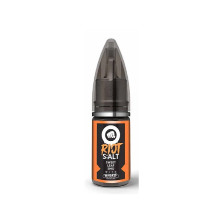 10mg Riot Squad Nic SALT 10ml (50VG/50PG) - Flavour: Sweet Leaf