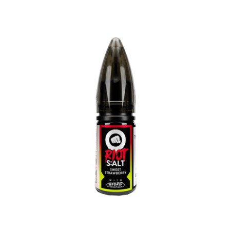 10mg Riot Squad Nic SALT 10ml (50VG/50PG) - Flavour: Sweet Strawberry
