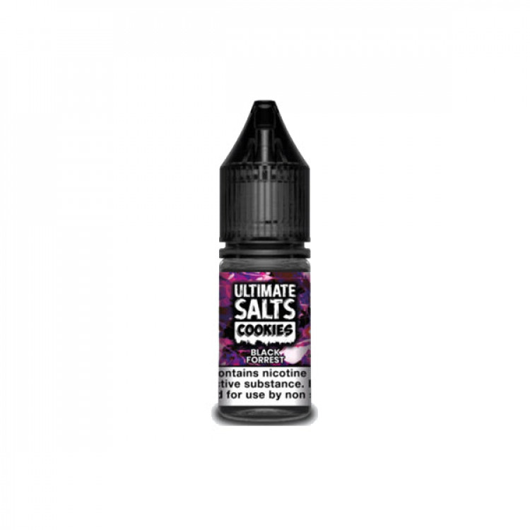 10mg Ultimate Puff Salts Cookies 10ML Flavoured Nic Salts (50VG/50PG) - Flavour: Black Forrest