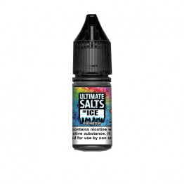10mg Ultimate Puff Salts On Ice 10ml Flavoured Nic Salts (50VG/50PG) - Flavour: Rainbow