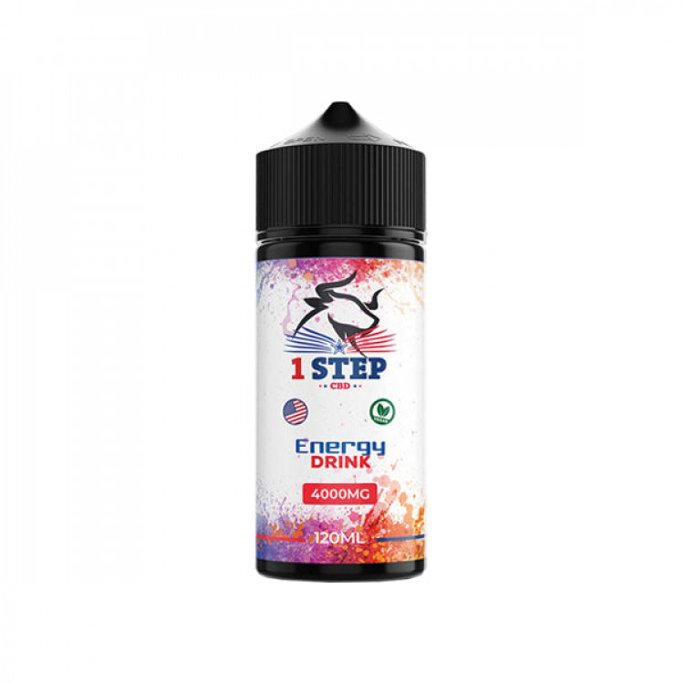 1 Step CBD 4000mg CBD E-liquid 120ml (BUY 1 GET 1 FREE) - Flavour: Energy Drink