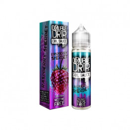 Double Drip 0mg 50ml Shortfill (80VG/20PG) - Flavour: Raspberry Sherbet