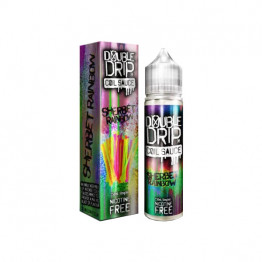 Double Drip 0mg 50ml Shortfill (80VG/20PG) - Flavour: Sherbet Rainbow