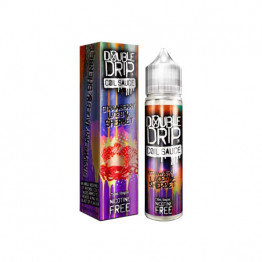 Double Drip 0mg 50ml Shortfill (80VG/20PG) - Flavour: Strawberry Laces & Sherbet