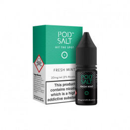 11mg Pod Salt - Flavoured 10ml Nicotine Salt (50VG/50PG) - Flavour: Fresh Mint