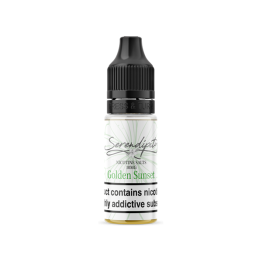 10mg Serendipity 10ml Nic Salts (50VG/50PG) - Flavour: Golden Sunset