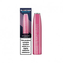 20mg Glamz Bar Disposable Vape Pen 600 Puffs - Flavour: Lush Ice