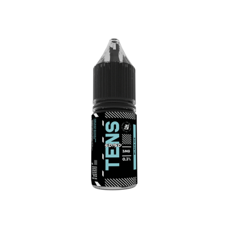 12mg Tens 50/50 10ml (50VG/50PG) - Pack Of 10 - Flavour: Black Ice
