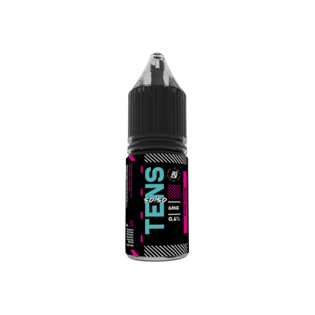 3mg Tens 50/50 10ml (50VG/50PG) - (Full Box) Pack Of 10 - Flavour: Bubblegum