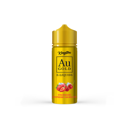 0mg AU Gold By Kingston 100ml Shortfill E-liquid (70VG/30PG) - Flavour: Strawberry Raspberry Cherry Ice