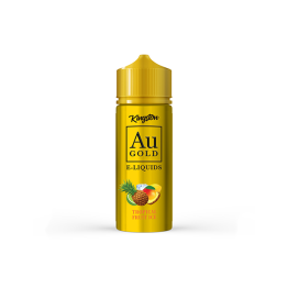 0mg AU Gold By Kingston 100ml Shortfill E-liquid (70VG/30PG) - Flavour: Tropical Fruit Ice