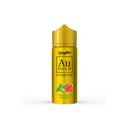 0mg AU Gold By Kingston 100ml Shortfill E-liquid (70VG/30PG) - Flavour: Watermelon Lime Mint