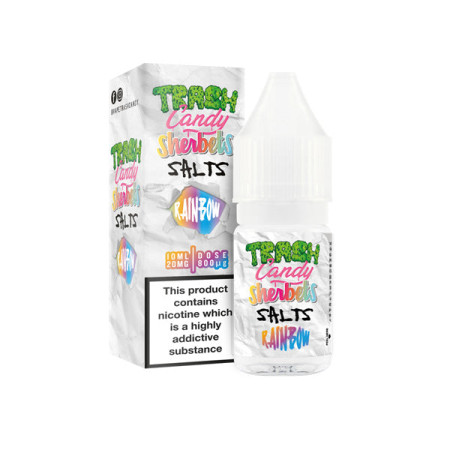 10mg Trash Candy Salts 10ml Nic Salts (50VG/50PG) - Flavour: Rainbow Sherbet
