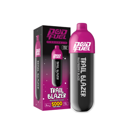 0mg Pod Fuel Bar 5000 Disposable Vape Device 5000 Puffs - Flavour: Trail Blazer
