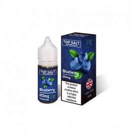 10mg Top Salt Fruit Flavour Nic Salts by A-Steam 10ml (50VG/50PG) - Flavour: Blueberry