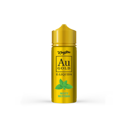 0mg AU Gold By Kingston 100ml Shortfill E-liquid (70VG/30PG) - Flavour: Minty Menthol