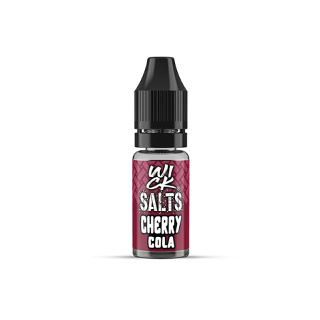 18mg Wick Addiction Wick Salts 10ml Nic Salts (50VG/50PG) - Flavour: Cherry Cola