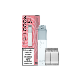 20mg SMPO Ola 3000 Prefilled Pod Vape Kit - 2ml (Pack of 3) - Flavour: Pink Lemonade