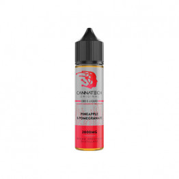 Cannatech 2000mg Broad Spectrum CBD E-liquid 50ml - Flavour: Pineapple & Pomegranate