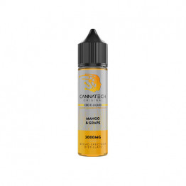 Cannatech 2000mg Broad Spectrum CBD E-liquid 50ml - Flavour: Mango & Grape