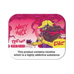 Nasty Multipack 0mg 10ml E-Liquids (70VG/30PG) - Flavour: Trap Queen
