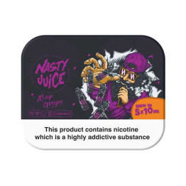 Nasty Multipack 0mg 10ml E-Liquids (70VG/30PG) - Flavour: Asap Grape