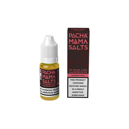 10mg Pacha Mama By Charlies Chalk Dust Salts 10ml Nic Salt (50VG/50PG) - Flavour: Strawberry Crush