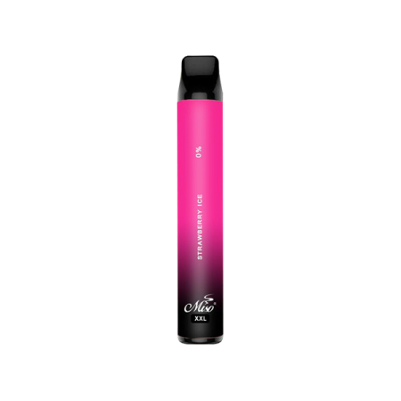 0mg Miso XXL Disposable Vape Device 1600 Puffs - Flavour: Strawberry Ice
