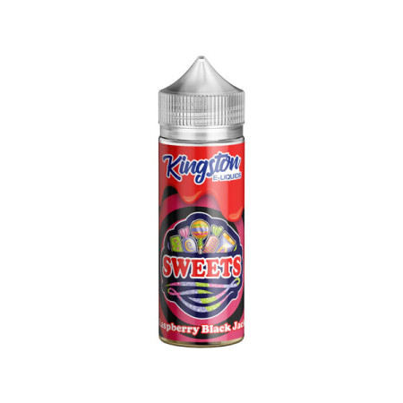 Kingston Sweets 120ml Shortfill 0mg (70VG/30PG) - Flavour: Raspberry Black Jack