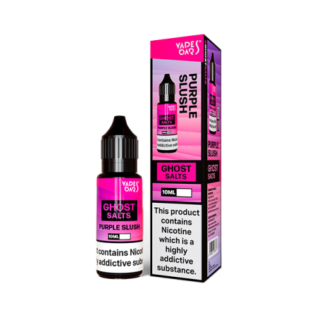 20mg Ghost Salts By Vapes Bars Nic Salts 10ml (50VG/50PG) - Flavour: Purple Slush