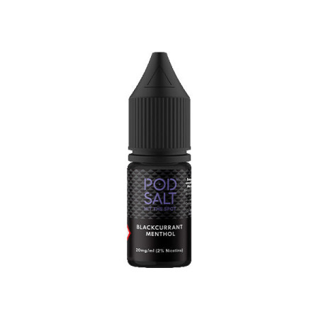 11mg Pod Salt Core 10ml Nic Salts (50VG/50PG) - Flavour: Blackcurrant Menthol