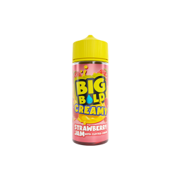 0mg Big Bold Creamy Series 100ml E-liquid (70VG/30PG) - Flavour: Strawberry Jam
