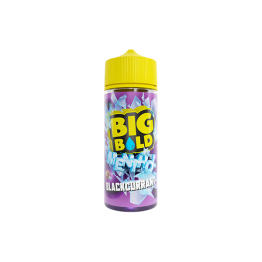 0mg Big Bold Menthol Series 100ml E-liquid (70VG/30PG) - Flavour: Blackcurrant