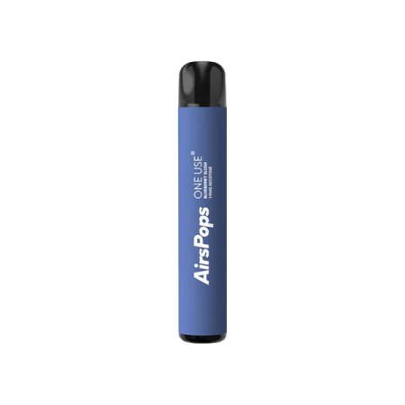 19mg AirsPops One Use Disposable Vape Device 800 Puffs - Flavour: Blueberry Slush