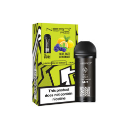 0mg Nerd Pod Replacement Pod 3500 Puffs - Flavour: Blue Razz Lemonade