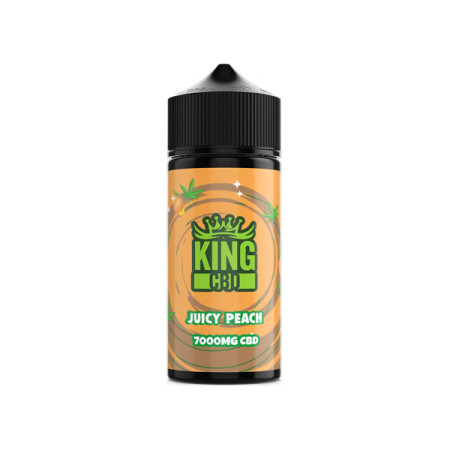 King CBD 7000mg CBD E-liquid 120ml (BUY 1 GET 1 FREE) - Flavour: Juicy Peach