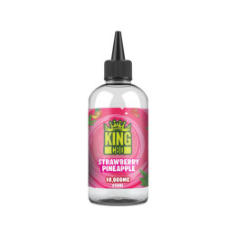 King CBD 10,000mg CBD E-liquid 250ml (BUY 1 GET 1 FREE) - Flavour: Strawberry Pineapple