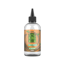 King CBD 15,000mg CBD E-liquid 250ml (BUY 1 GET 1 FREE) - Flavour: Juicy Peach