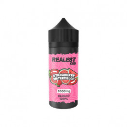 Realest CBD 3000mg Broad Spectrum CBD E-Liquid 100ml (BUY 1 GET 1 FREE) - Flavour: Strawberry Watermelon