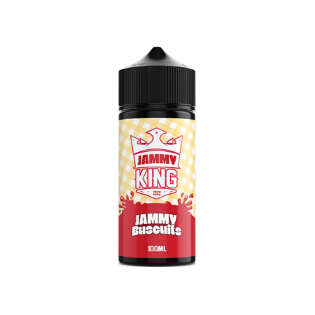 Jammy King 100ml Shortfill 0mg (70VG/30PG) - Flavour: Jammy Biscuits