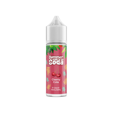 Summer Soda 50ml Shortfill 0mg (70VG/30PG) - Flavour: Cherry Cola & Quantity: x10
