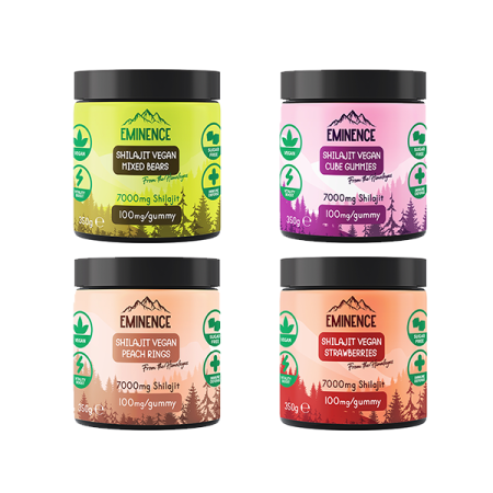 Eminence 7000mg Shilajit Vegan Gummies 350g - Flavour: Cherries