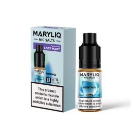 10mg MARYLIQ Nic Salt By Lost Mary 10ml (50VG/50PG) - Flavour: Menthol