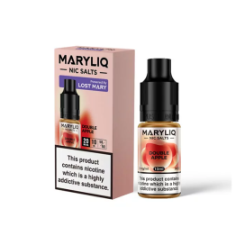 10mg MARYLIQ Nic Salt By Lost Mary 10ml (50VG/50PG) - Stoptober Special Offer! - Flavour: Double Apple 10mg MARYLIQ Nic Salt By Lost Mary 10ml (50VG/50PG) - Stoptober Special Offer! - Flavour: Double Apple