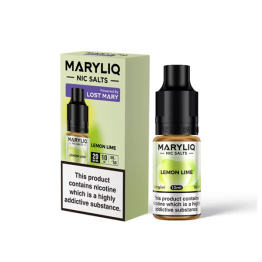 10mg MARYLIQ Nic Salt By Lost Mary 10ml (50VG/50PG) - Flavour: Lemon Lime