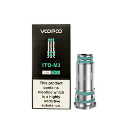 Voopoo ITO M Series Replacement Coils - 1.0Ω/1.2Ω/0.5Ω - Resistance: ITO M3 1.2Ω Voopoo ITO M Series Replacement Coils - 1.0Ω/1.2Ω/0.5Ω - Resistance: ITO M3 1.2Ω