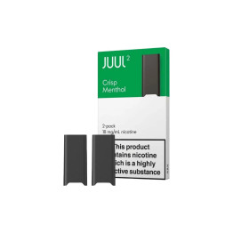 18mg JUUL 2 Prefilled Vape Pods 400 Puffs - 2 Pcs - Flavour: Crisp Menthol