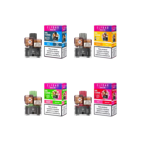 20mg ELFBAR Dual 10K Prefilled Pod Pack 10000 Puffs - Flavour: Watermelon Edition